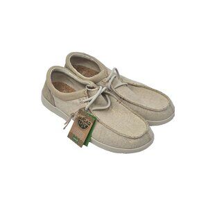 SANUK SHAKA LITE 2 SPARKLE golden wheat women's loafer size 10